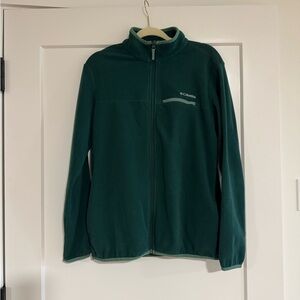 Columbia Forest Green Fleece Jacket
